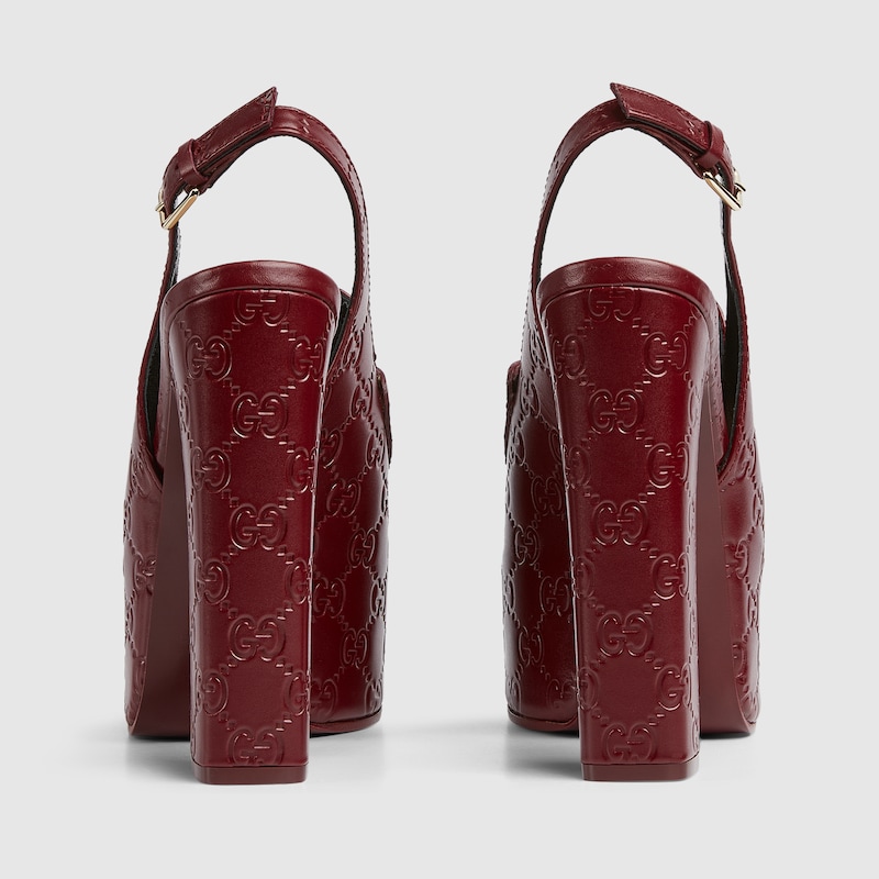 Women’s Horsebit platform loafer slingback - Image 4